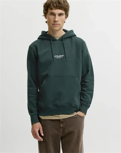 Jack & Jones - JJESoho Hoodie - Scarab